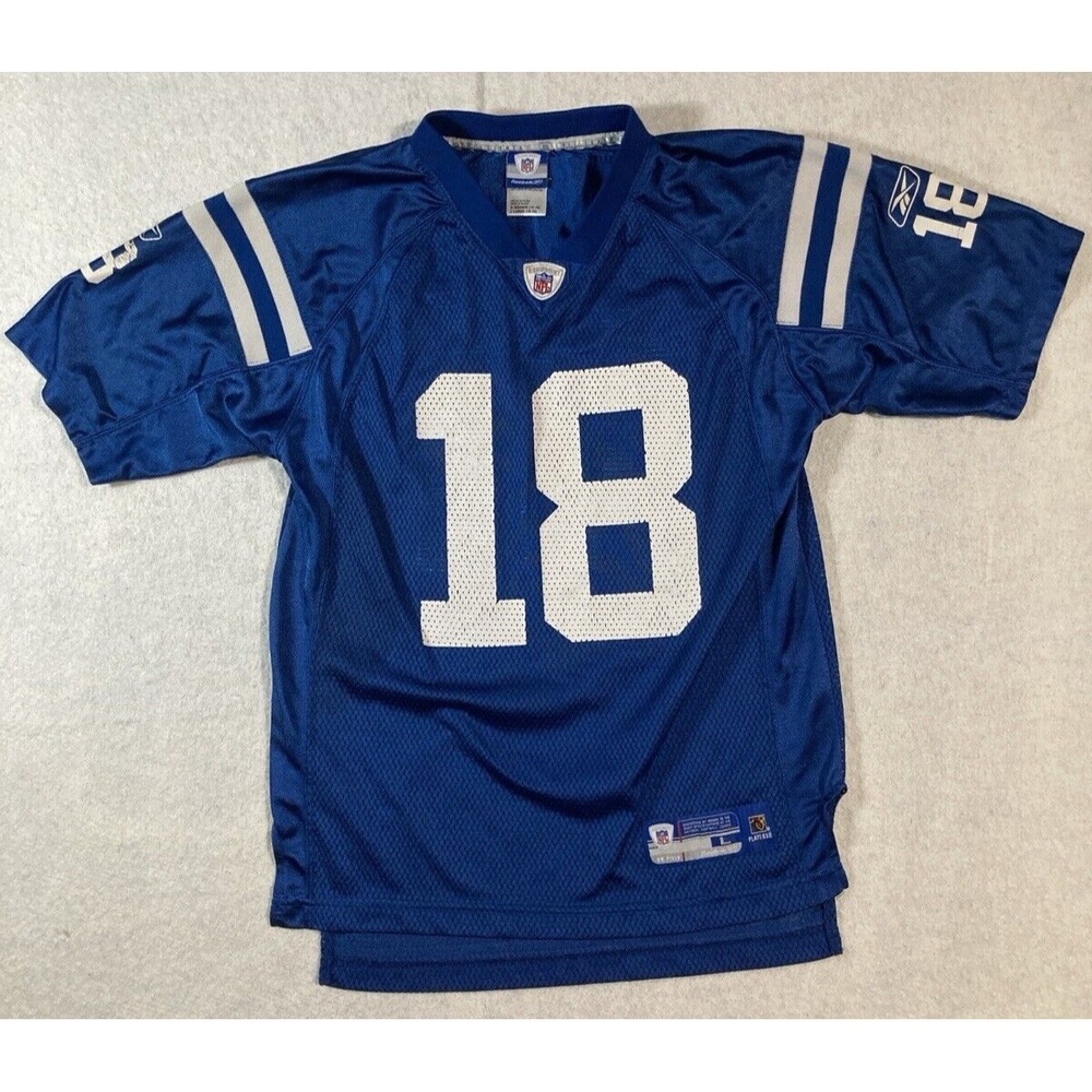 Reebok NFL Peyton Manning #18 Indianapolis Colts Jersey Size youth Large